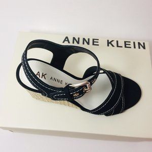 Anne Klein Why Not Espadrille Wedge Sandal 7.5 NWT